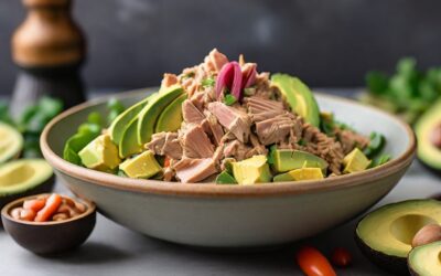Keto Curry-Spiked Tuna and Avocado Salad