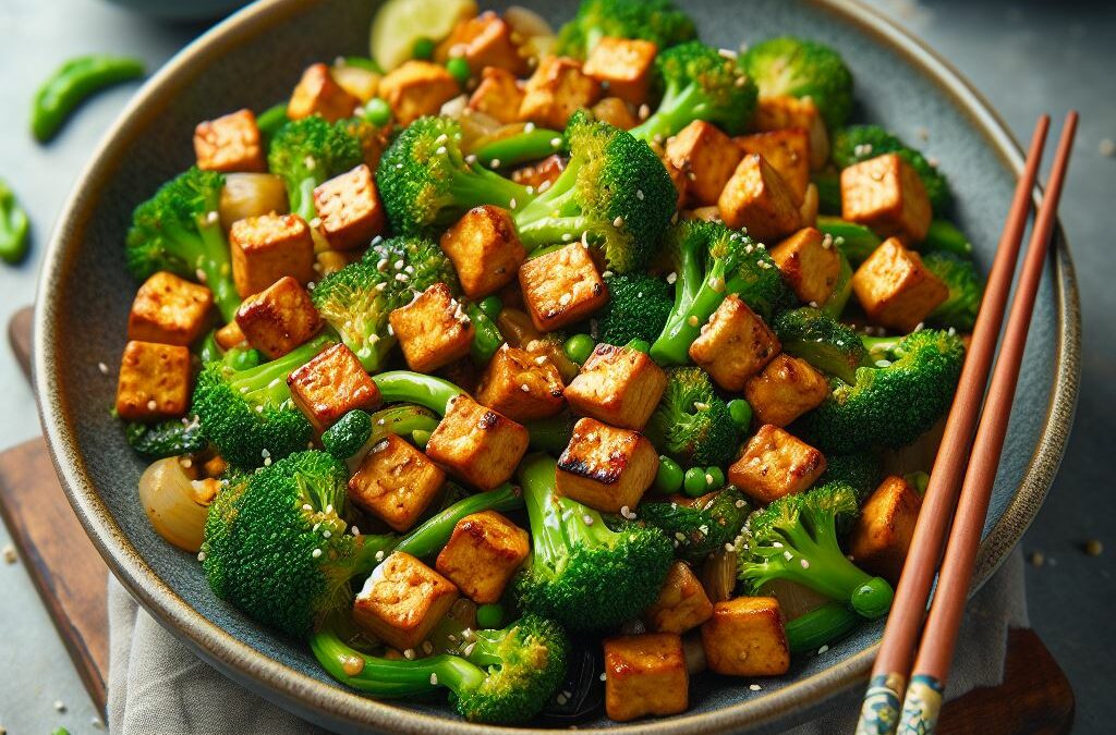 Keto Hunan-Style Quorn and Broccoli Stir-Fry